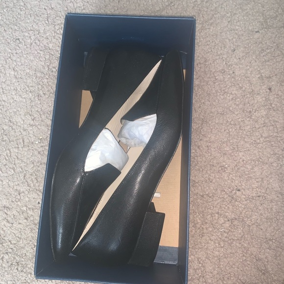 NWT Cole Haan Dellora Skimmer Flats loafer black - Picture 2 of 5